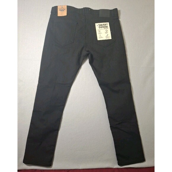Tailor Vintage NWT Mens 38x32 Smart Denim Black Pants Jeans Canaan Slim Fit $98 - Picture 12 of 14